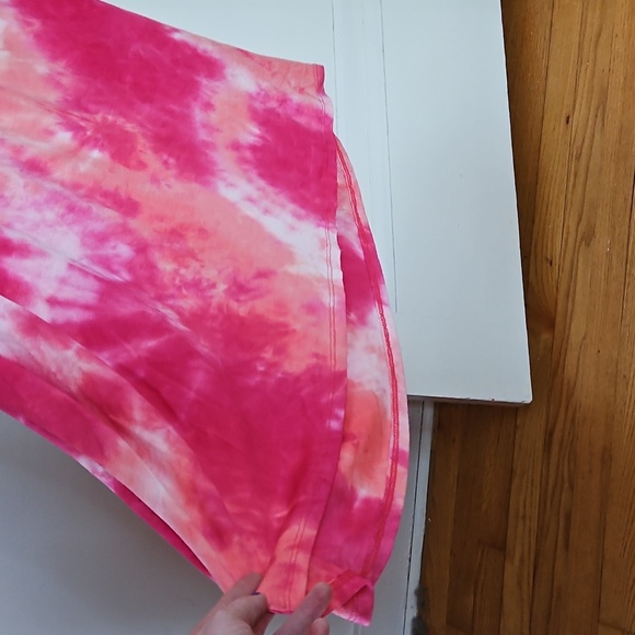 Olive & Oak Pink and Orange Tie-Dye Sleeveless Maxi Dress, Sz XL, NWT! - Picture 3 of 9